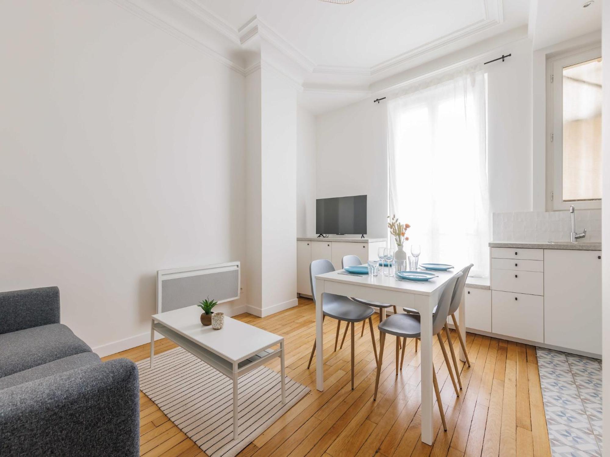 Appartement Appt 1 Bdr 2p Near Buttes Chaumont Parijs